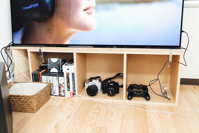 DIYで自作したテレビ台