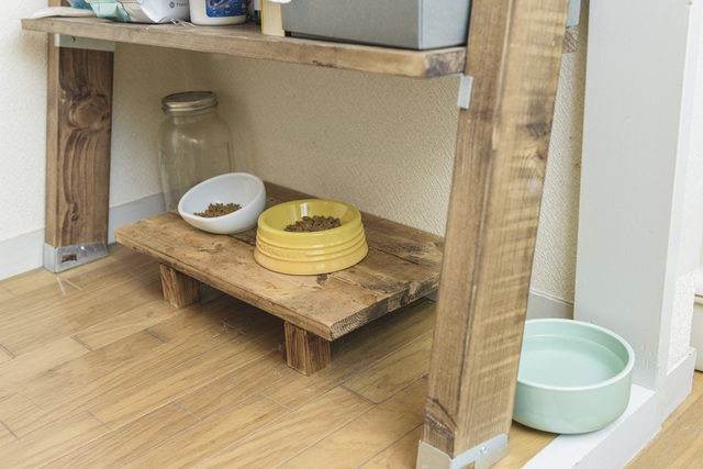 一人暮らし中のLさんがDIYで作った棚
