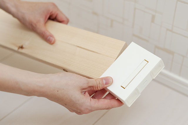 ラブリコで作るロフト収納棚の制作工程：ラブリコを取り付ける