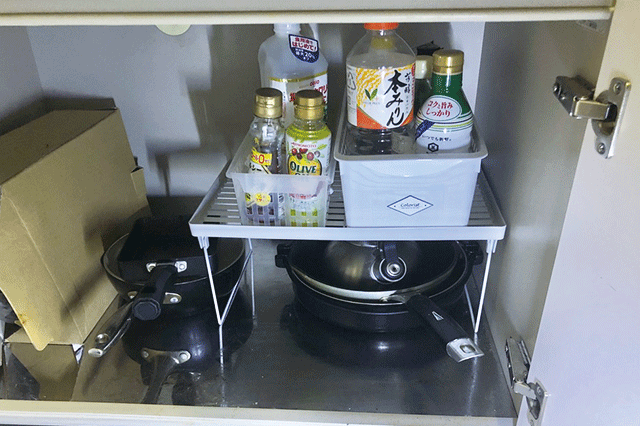 積み重ねラックを使った結果がこちら