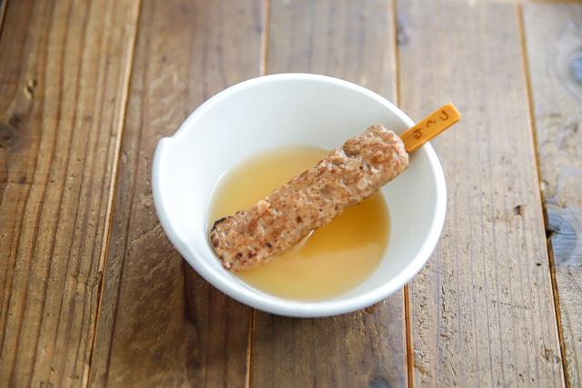 2019年のローソンコンビニおでん「炭火焼つくね串」