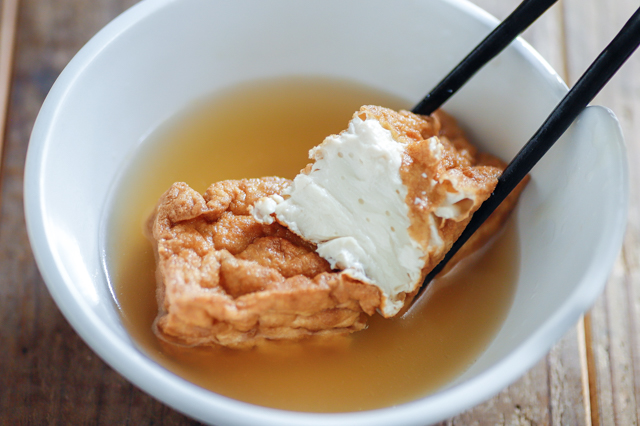 2019年ファミリーマート今年のイチ押しコンビニおでん「厚揚（絹）の断面