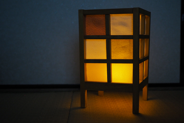 DIYしたオリジナル行灯