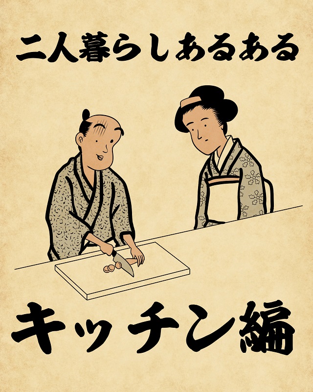 【山田全自動連載】二人暮らしあるあるでござる -キッチン編-