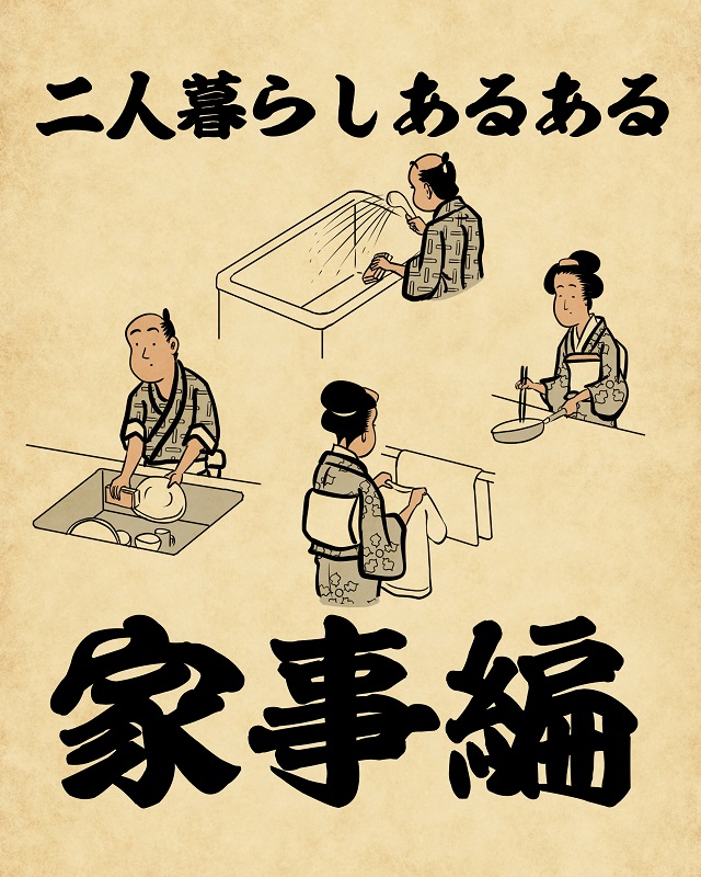 【山田全自動連載】二人暮らしあるあるでござる -家事編-