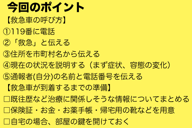 【一人暮らしビギナー向け医療コラム】知っておきたい、救急車の番号や呼び方などの基礎知識を医師が解説　救急車を呼ぶ際のポイント