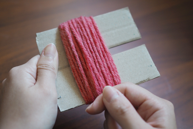 【カーテンタッセルをDIY】くるくると巻いていこう