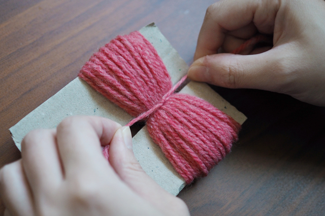 【カーテンタッセルをDIY】きつくしばる