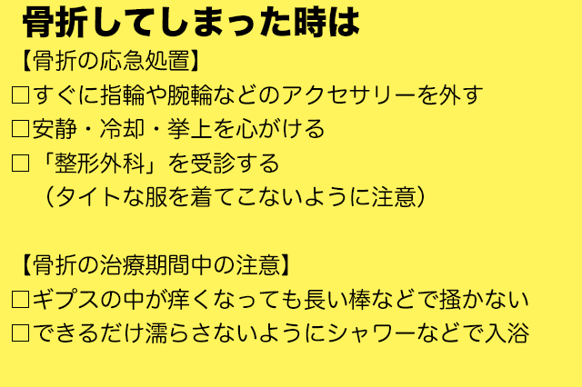 【一人暮らしビギナー向け医療コラム】骨折の応急処置や治療期間の生活の注意点を医師が解説　骨折のポイント