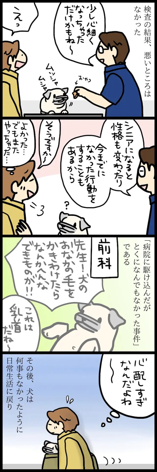 【パグ犬のいる家】めーとの生活(40)「いつも」1ページ目