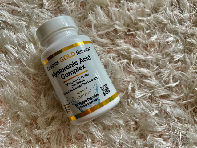 「iHerb(アイハーブ)」愛用中の美容ライターおすすめアイテム⑥.California Gold Nutrition, ヒアルロン酸コンプレックス、ベジカプセル60粒