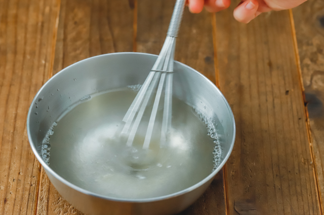 喫茶ソワレ風「ゼリーポンチ」レシピ。しっかりかき混ぜる
