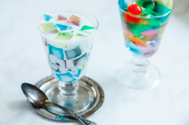 喫茶ソワレ風「ゼリーミルク」