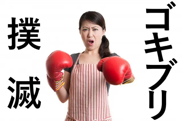 【ゴキブリ対策まとめ】バルサンなどおすすめ駆除剤・から対処法まで ゴキブリを撲滅する意思を持った女性