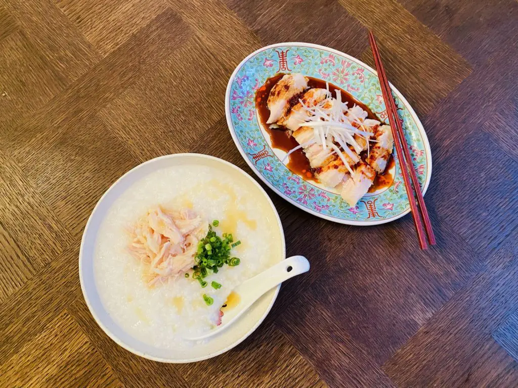 【業務田スー子のかんたんレシピ】 業務スーパー食品で「謝甜記」風 本格中華粥定食2人前