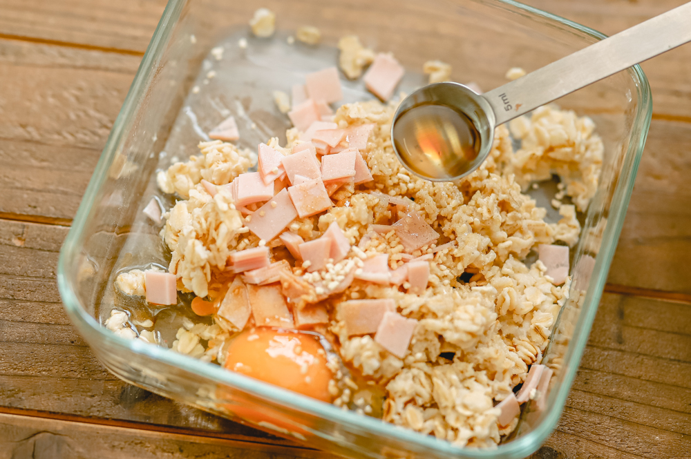 オートミール弁当 炒飯 レシピ04