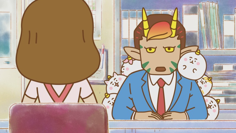 ちみも 就職面接を受ける地獄さん