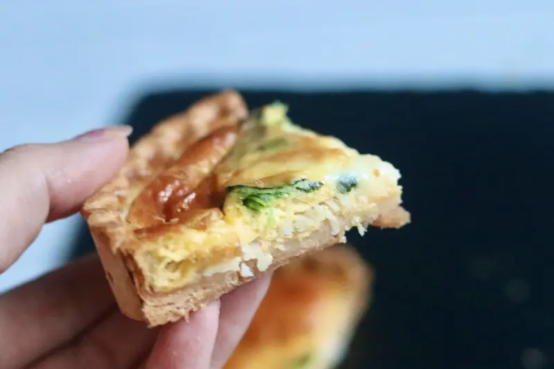 無印良品 チキンとほうれん草のキッシュ