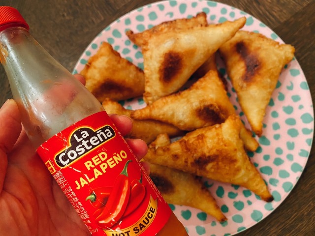 サルサソースをつけるとさらに美味しい
