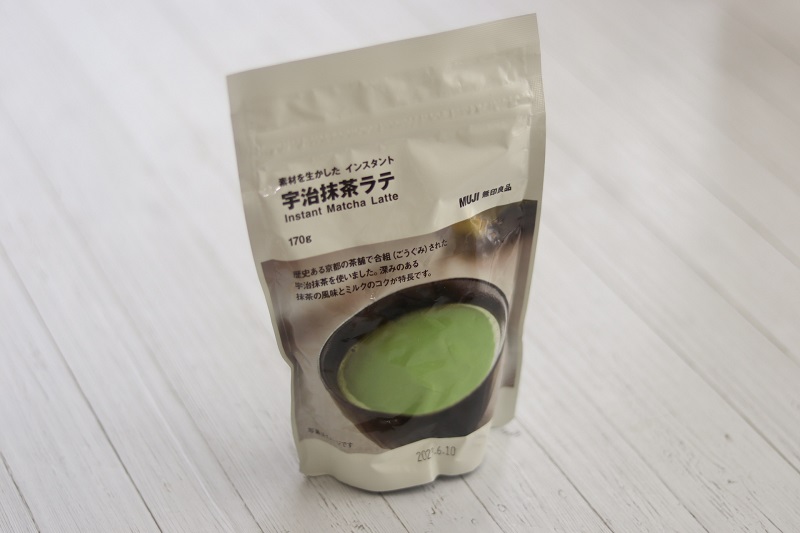 【無印良品】おすすめのドリンク⑧:抹茶ラテ(粉末)
