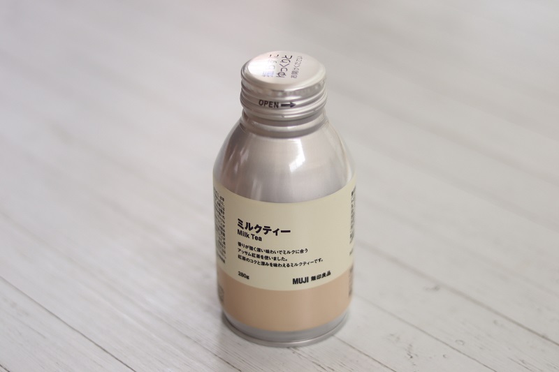 【無印良品】おすすめのドリンク④:ミルクティー(ボトル)