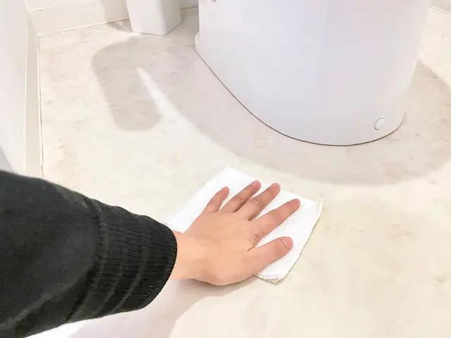 床掃除の様子