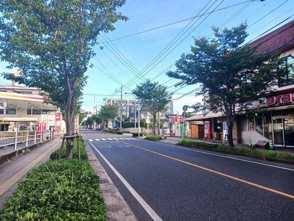 「紫原通り」のタイヨー 紫原店付近