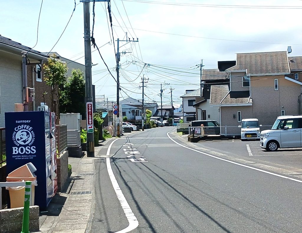 光山の住宅街の景色