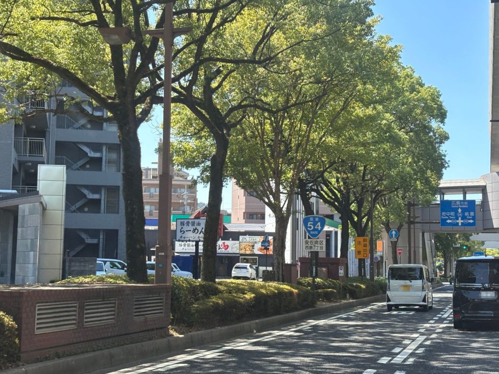 中筋エリア祇園新道沿い飲食店の様子