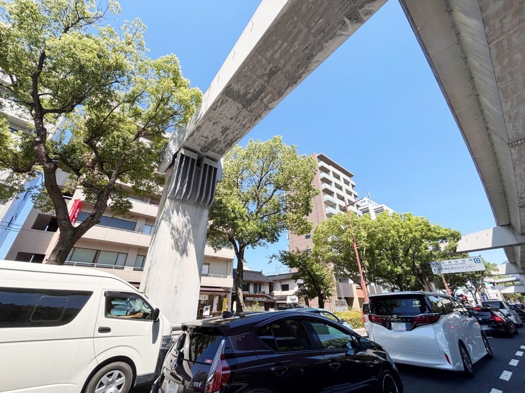 中筋祇園新道交通渋滞の様子
